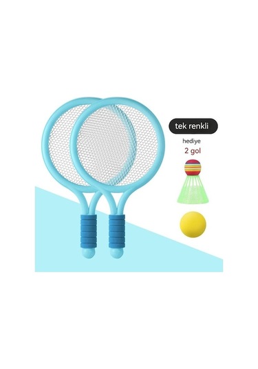 Trendooze Tenis Sunflower Raketi Maviyeni İçin Genç Eğitimi Başlayanlar Badminton Pv