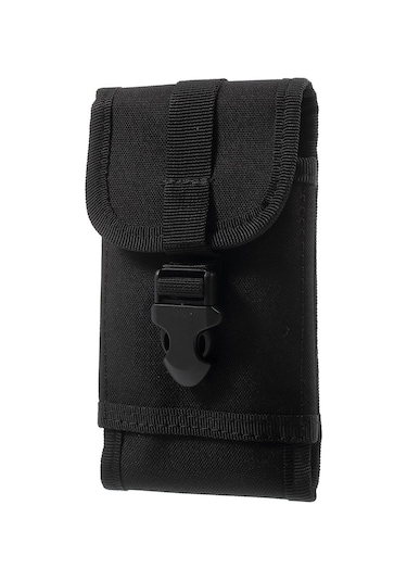 Outdoor Kancalı Askeri Kamuflaj Desenli Spor Çanta  Siyah