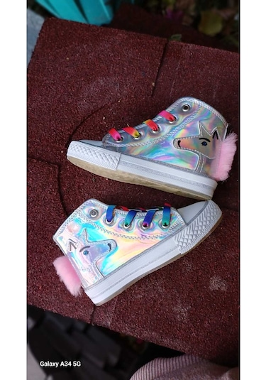 Scarpe Magiche Unicorn Hologram Bot 31-35 Numara Arası Işıksızdır Hologram