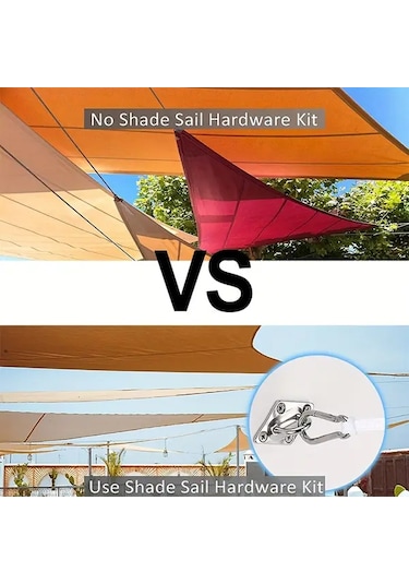 Gateesat 44 Parça Paslanmaz Çelik Gergi Ayar Cıvata Ve Yaylı Kanca Seti 15 Metre Çelik Halat