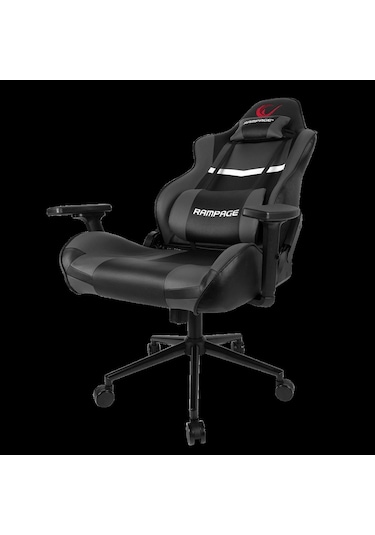 Rampage Kl-r56 3d Kol Tam Dökme Süngerli Siyah/gri Oyuncu Koltuğu