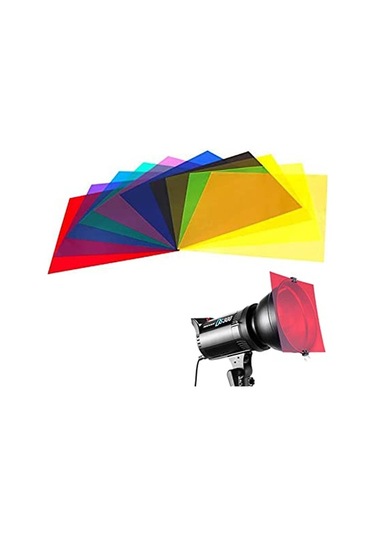 Gdx Jelatin Filtre (Yeşil- Mavi- Kırmızı- Sarı- Mor)