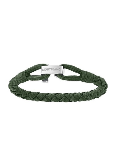 Montblanc Yeşil Wrap Me Bileklik Naylon Ve Çelikten 12838468 Yeşil