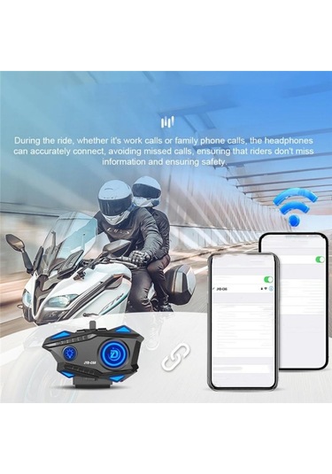 Jyd-c68 Motosiklet Sürücüleri Kask Eller Serbest Kablosuz Bluetooth Müzik Kulaklığı