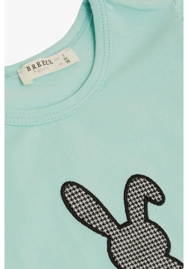 Breeze Kız Çocuk Etekli Takım Şirin Tavşancık Baskılı 3-8 Yaş, Su Yeşili-su Yeşili Su Yeşili Breeze Kız Çocuk Etekli Takım Şirin Tavşancık Baskılı 3-8 Yaş, Su Yeşili-su Yeşili Su Yeşili