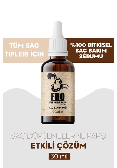 Freshen Hair Dökülme Karşıtı Bitkisel Saç Bakım Serumu 2 x 30 ML