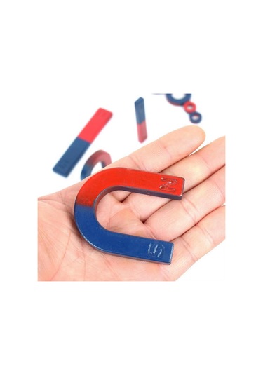 Mıknatıs Seti 9 Parça Hafif Manyetizma Öğrenci Modeli