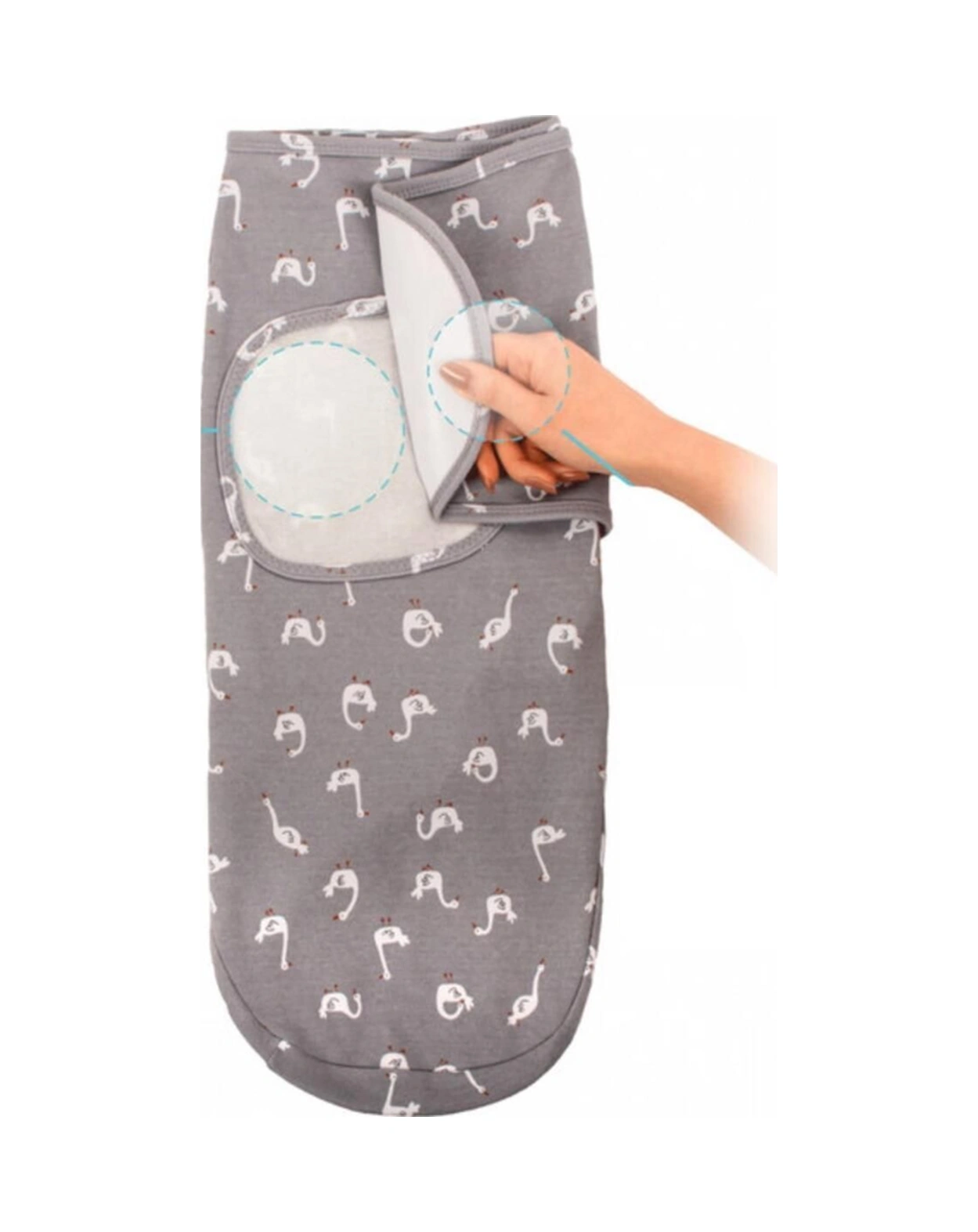 İnterlok Bebe Kundağı 118 Kuğu