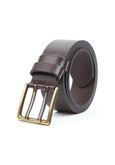 Erkek Kahverengi Deri Kemer 112549 Kahverengi