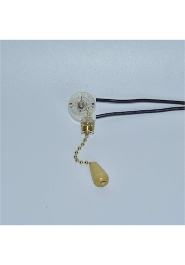 Duvar Lambası Aksesuarları İçin Çeken Zincir Anahtarı Parçaları Tavan Fanı Başucu Lambası Renk: Altın Altın