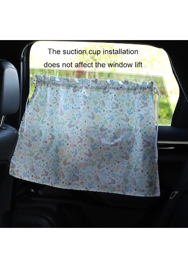 Sones Araba Isı Yalıtımı Karartma Karikatür Pamuk Güneşlik Pembe