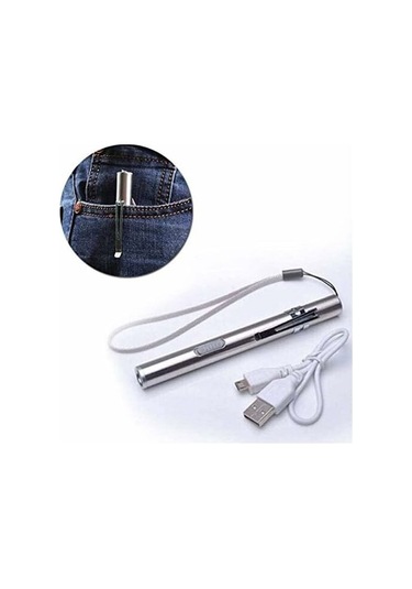 Paket Hemşire Kalem Işığı Tıbbi Kalem Işığı Usb Şarj Edilebilir Led El Feneri Paslanmaz Çelik El Feneri Doktorlar Ve Öğrenciler İçin