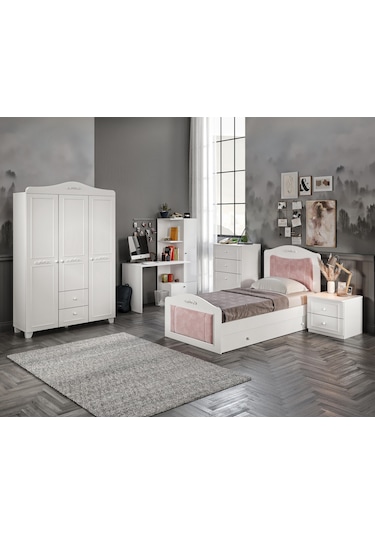 Tokyo Beyaz Çocuk Ve Genç Odası Ve Çalışma Masası