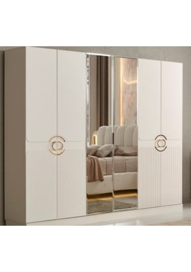 Sagrada Mdf 6 Kapılı Dolap Aytaşı