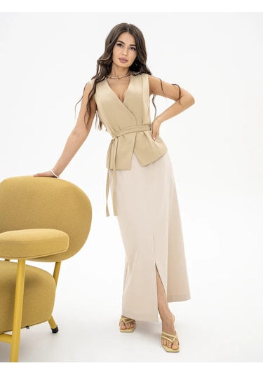 Annalıza Kadın Eteği 391176712 Bej