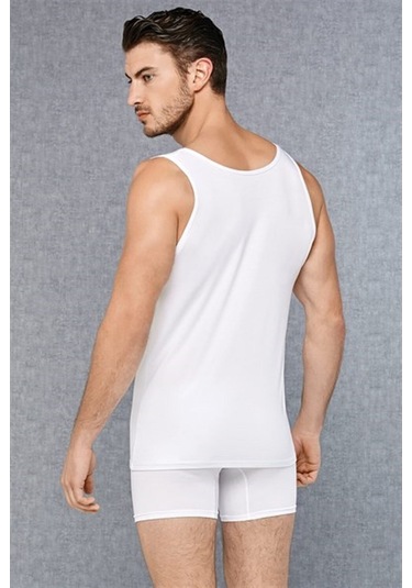 Doreanse Erkek Bisiklet Yaka Atlet 2011 Beyaz