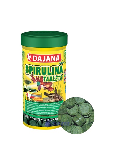 Dajana Spirulina Tablet Balık Yemi 10 Adet Açık