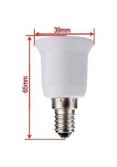Trendooze 10 Adet E14-e26-e27 Adaptörü, Ampul Tabanı Dönüştürücü, Işık Soketi E Modeli