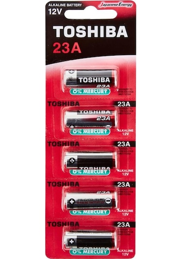 Toshiba 23A 12V Alkalin Pil 5'li