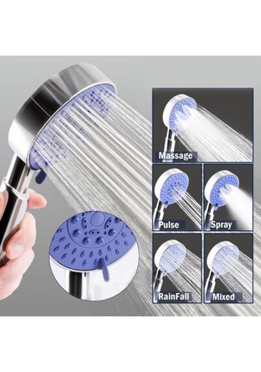 Rondo 5 Fonksiyonlu Mafsallı El Duşu Lüks 1. Kalite 30 Paslanmaz Krom