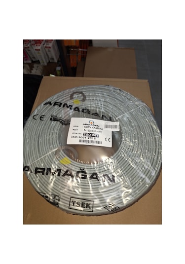 Armağan Kablo 250 Metre %100 Bakır 2+1 2 X 0, 50mm Cctv Kablo