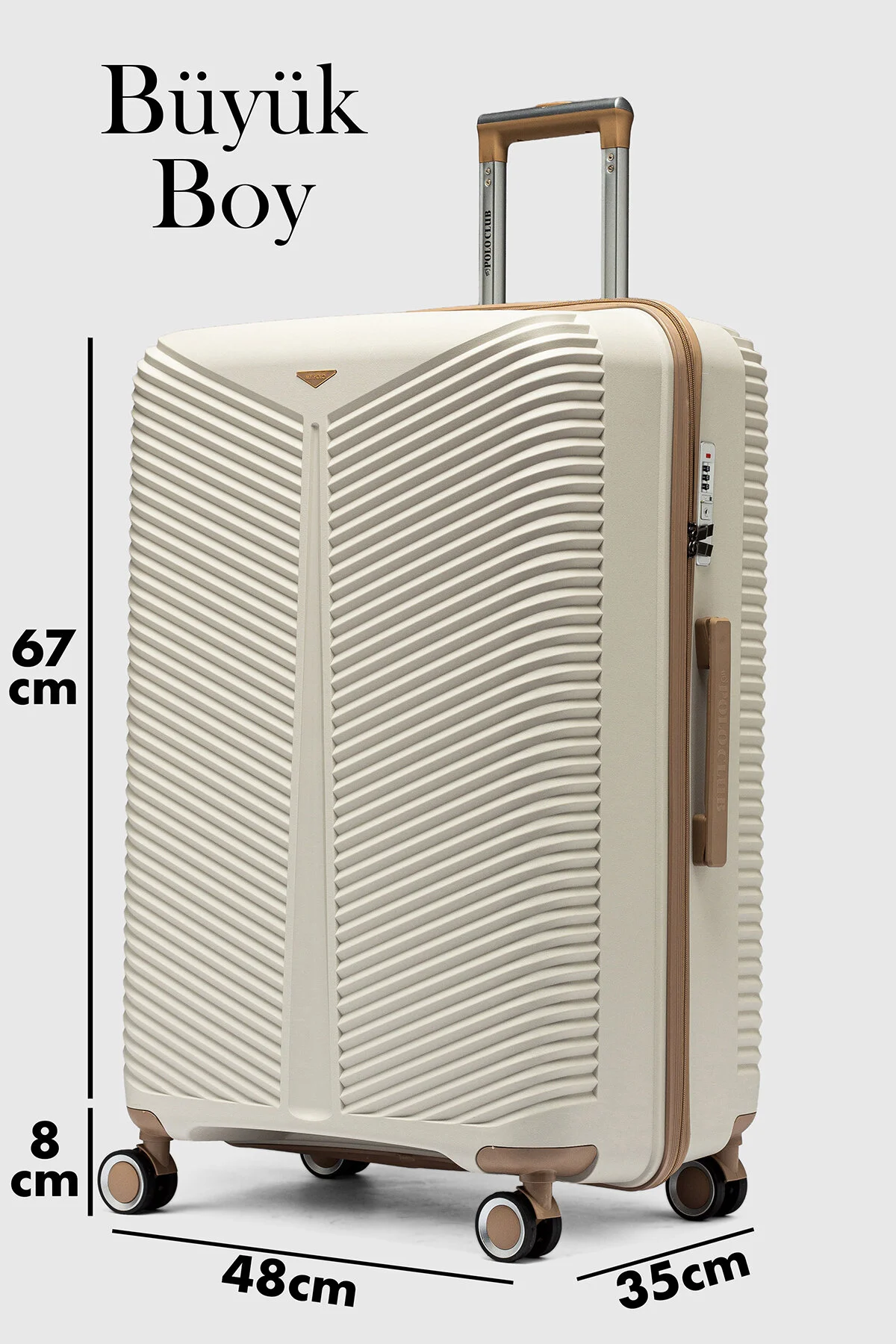 My-pp Bilbao Tekerlekli Kırılmaz Valiz 3'lü Set Bavul Siyah Siyah