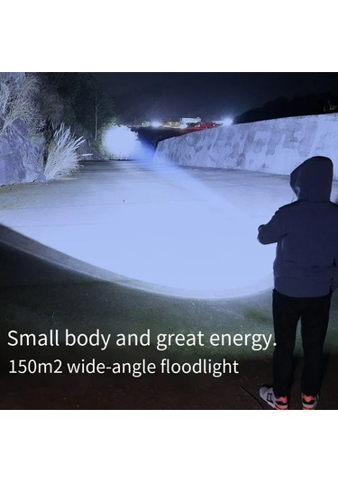 Taşınabilir Mini Led El Feneri 3led Ultra Güçlü Işık Flaş Işığı Siyah