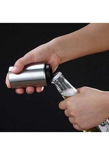 Ulzyvf Soda Şişesi Paslanmaz Paket Otomatik Mor Mıknatıs Manyetik Kullanımı Koyu Kolay, Keskin İtin, Görünümlü, Çelik Bira Aşağı Açın Açıcıları Açıcı 2 - Qw Koyu Mor