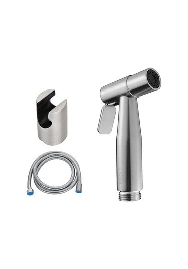 Sones 304 Paslanmaz Çelik Yıkayıcı Nozulu Dişi Yıkayıcı Seti, Stil: Dişi Yıkayıcı + Hortum + Braket Çok Renkli