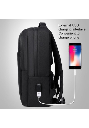 Novahub Oumantu 2101-1 Su Geçirmez Bilgisayar Çantası, Karınca Kumaş Siyah Çok Renkli Çok Renkli