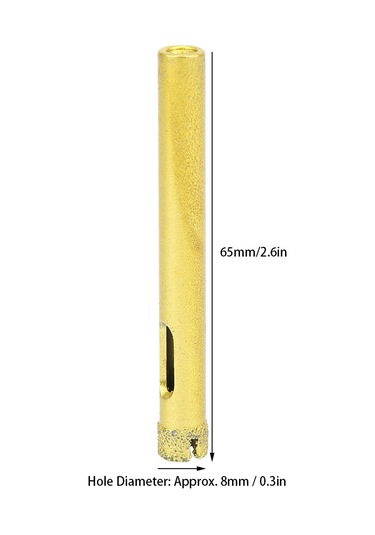 Padalink 8mm Elmas Delik Testere Ucu Seti 10 Adet - Granit, Seramik, Beton, Mermer Ve Cam İçin Dayanıklı Ve Hızlı Delme