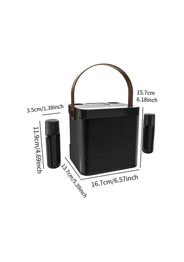 Suntek Taşınabilir Hoparlör Çok İşlevli Kolay Siyah