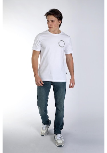 Lee Cooper Grapes Erkek O Yaka T-shirt Beyaz-19040-beyaz Beyaz