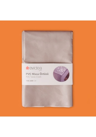 Evidea Soft Branch Pvc Masa Örtüsü - Gri - 140x200 Cm Gri