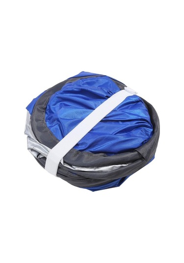 Yaratıcı Açık Hava Mini Güneş Barınakları Kamp Açılır Güneş Gölgelik Baş Ve Yüz Çadırı Plaj Pikniği İçin Mavi