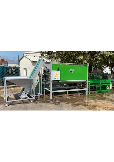 Kadıoğlu Magnum 3 - 3 Metre Çift Tamburlu Fırçalı Yatay Ceviz Soyma Makinesi