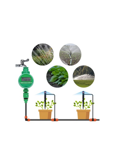 Youmex Su Kaynaklı Zamanlayıcı: Akıllı Sulama Kontrol Cihazı, Kolay Kurulum, Lcd Ekranlı, 1/2" - 3/4" Vanaya Uyumlu