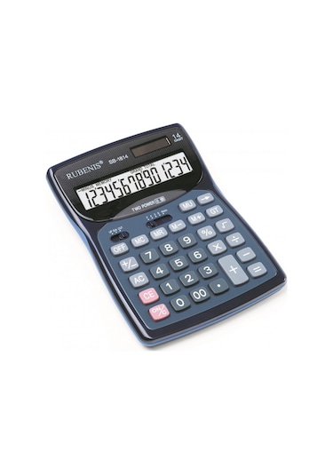 Rubenis SB-1814 Hafızalı Masaüstü 14 Hane Hesap Makinesi
