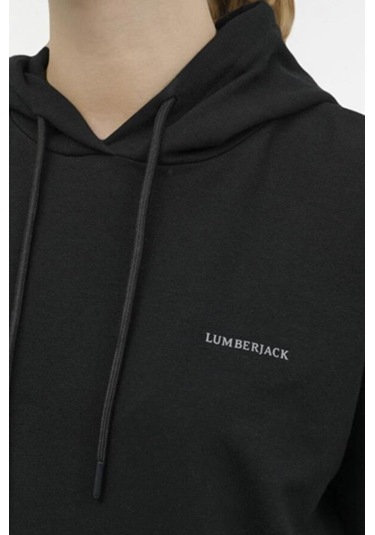 Lumberjack Wb Hoodıe 17sn80 3pr Kadın Sweatshirt Siyah Xs-xl 001