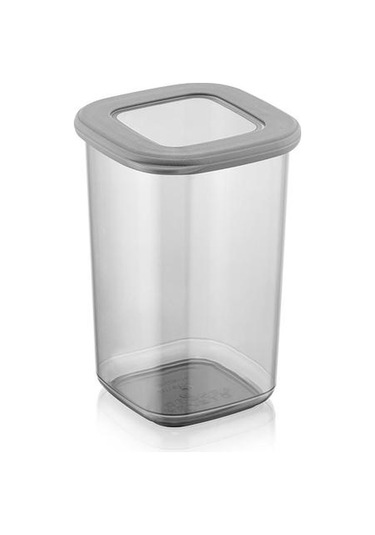 Qlux Colony Kare Saklama Kabı - 1200 Ml Gri