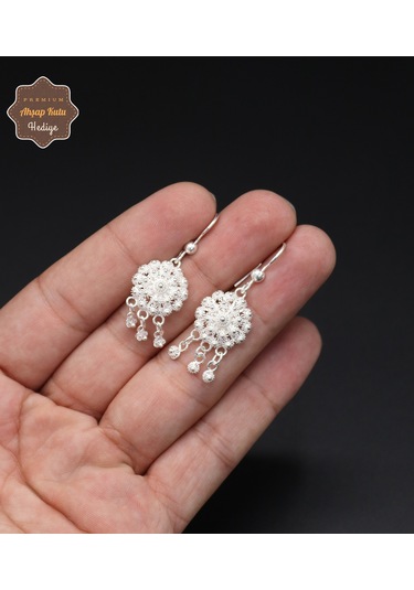 Sallantılı Bereket Model 925 Ayar Gümüş Telkari Kadın İkili Set 201024673 Gümüş