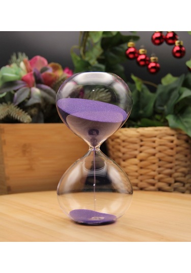 Cam Kum Saati 15 Dakika Mor