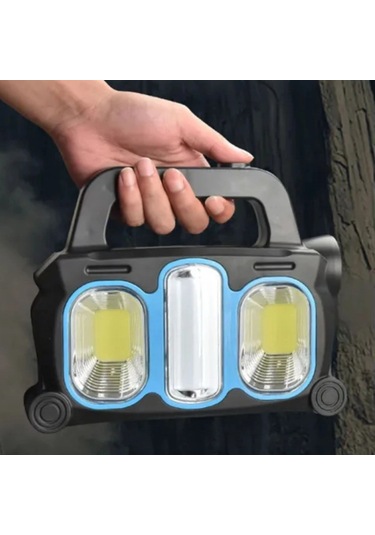 Buffer Hurry Bolt Güneş Enerjili Taşınabilir Çalışma Lambası Powerbank Özellikli Çok Renkli