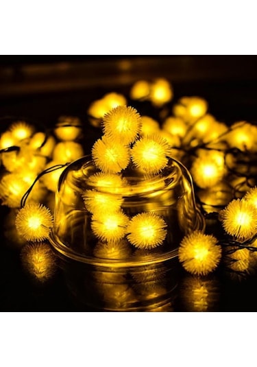 Güneş Enerjili 2 Modlu Dekoratif Led Bahçe Peri Lambası Ip65 (545871408)