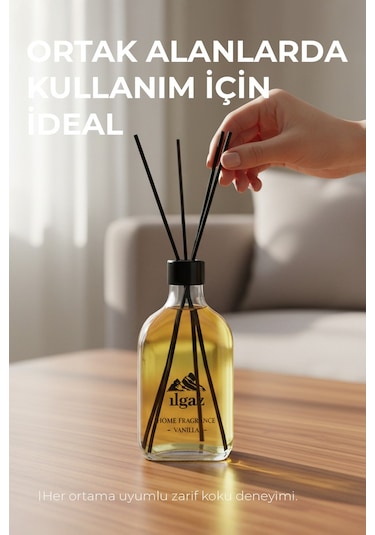 Vanilya Bambu Çubuklu Oda Kokusu 200 Ml Xl Red Diffuser Amber