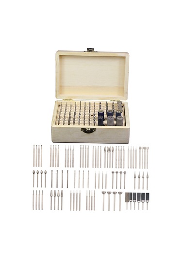 86 Adet Döner Alet Aksesuarları Kiti Elmas Çapak Uçları E13949