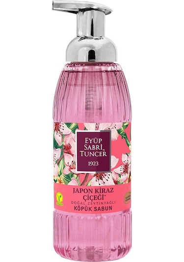 Eyüp Sabri Tuncer Japon Kiraz Çiçeği Doğal Zeytinyağlı Köpük Sabun 500 ML