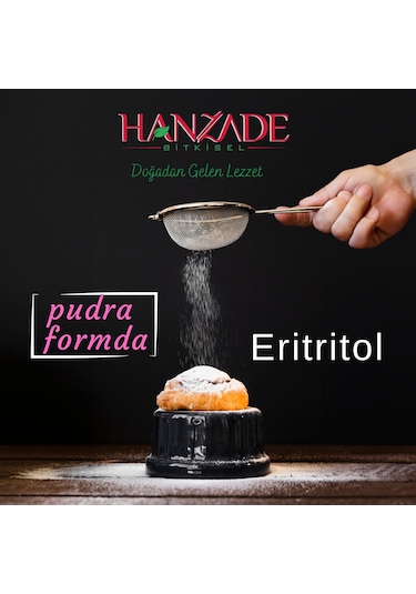 Hanzade Bitkisel Eritritol Pudra Form 500 G