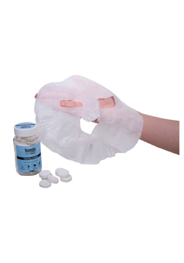 Handytowel Sıkıştırılmış Kağıt Yüz Maskesi 20'li