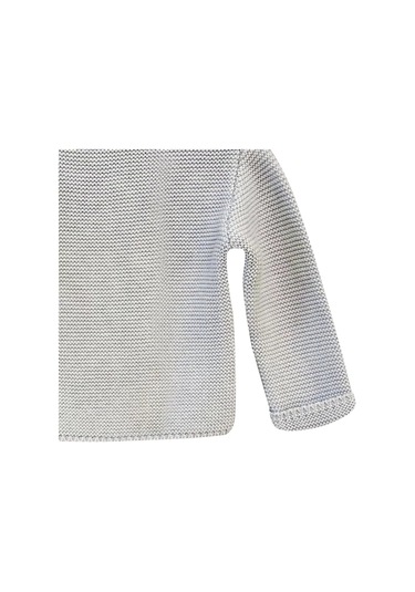 Melonika Basic Bebe Ceket Grey Melange Çok Renkli